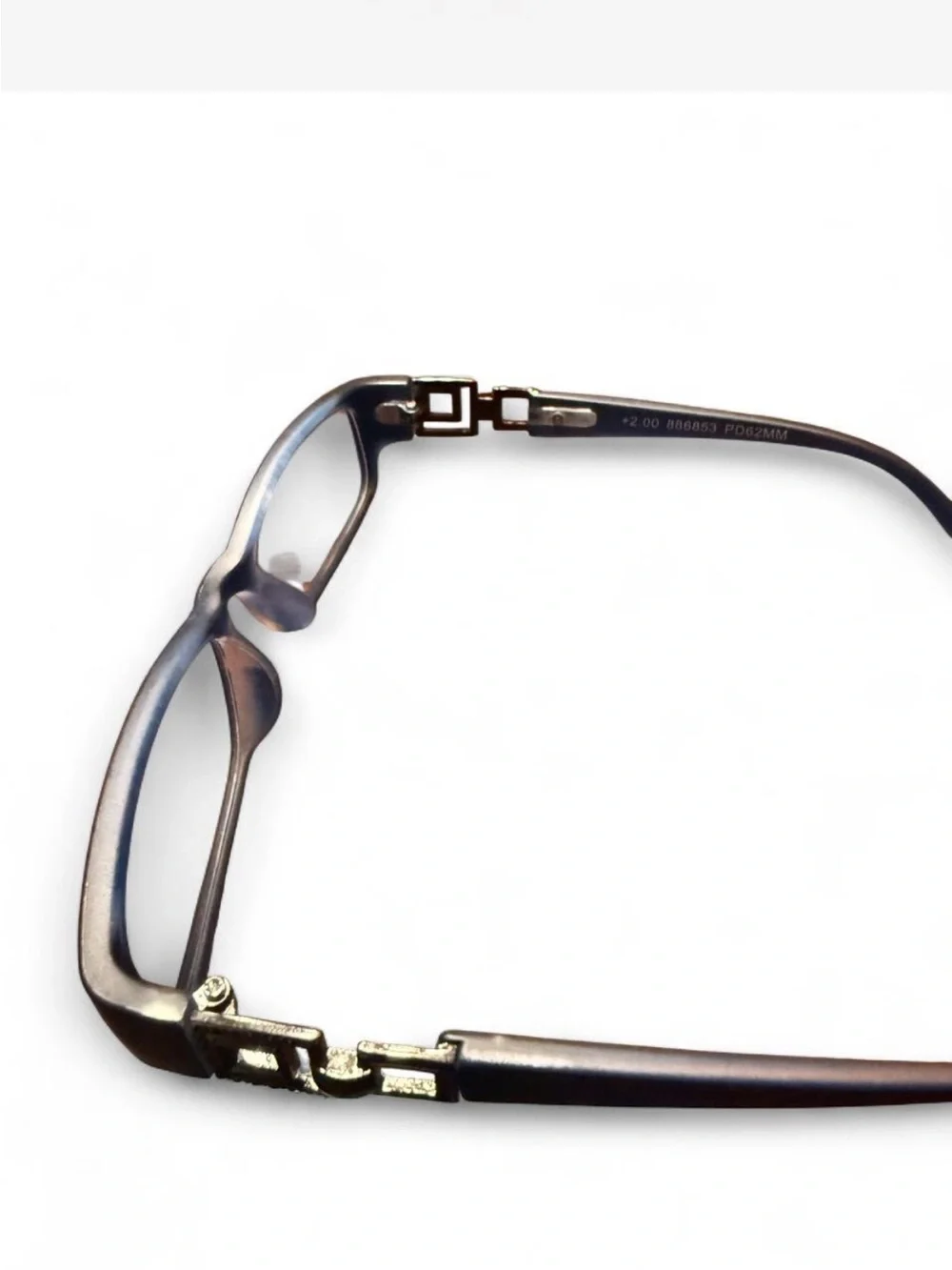 Classic Blue Rectangular Reading Glasses